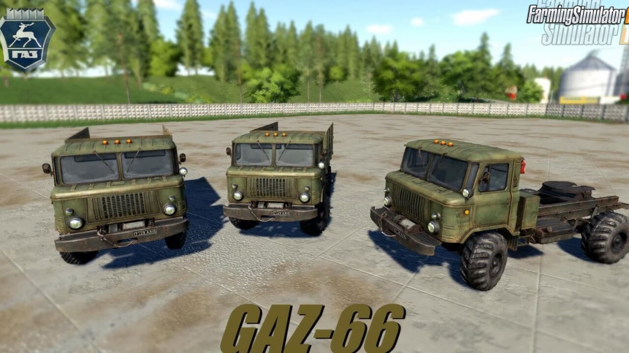 GAZ-66 Truck v2.0 for FS19