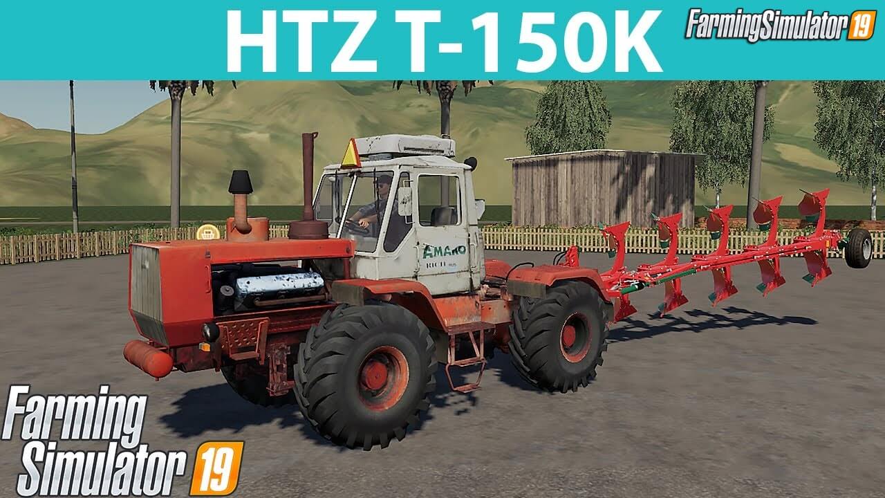 HTZ T-150 Red Tractor v1.0 for FS19