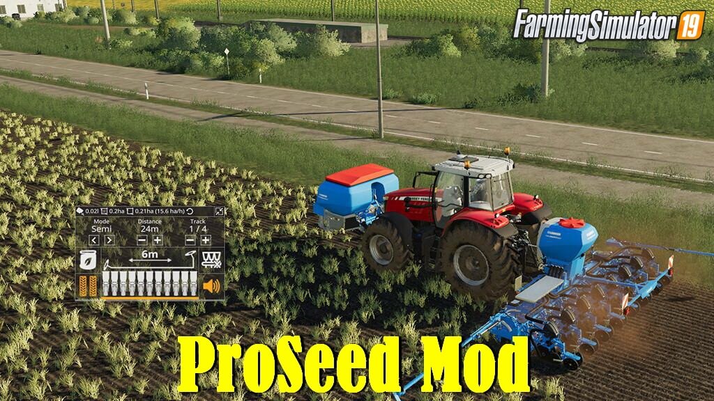 ProSeed Mod v1.0.0.1 by Wopster for FS19