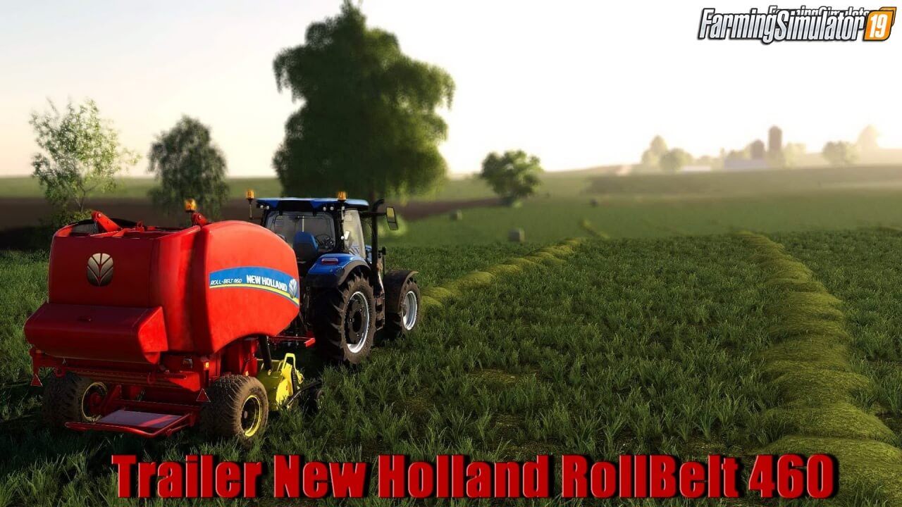 Trailer New Holland RollBelt 460 v1.0.0.1 for FS19