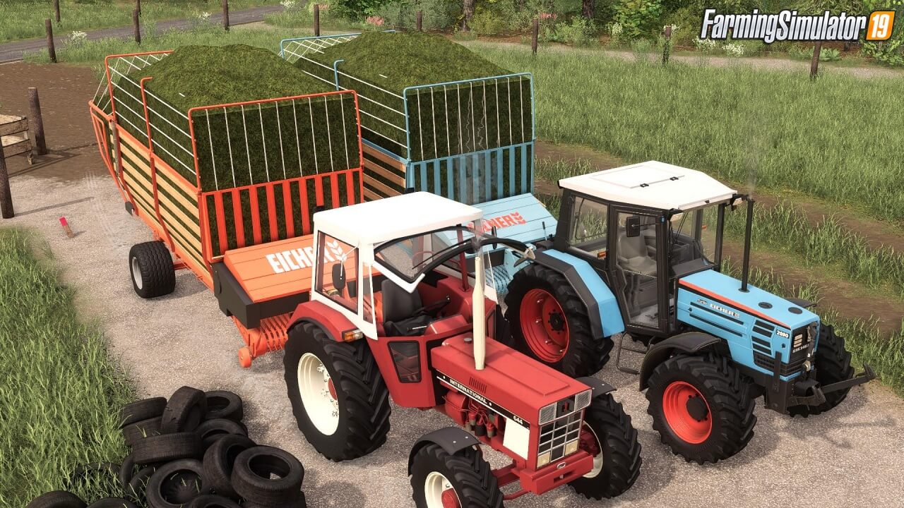 Eicher Lade Wagen Pack Trailers v2.0 for FS19