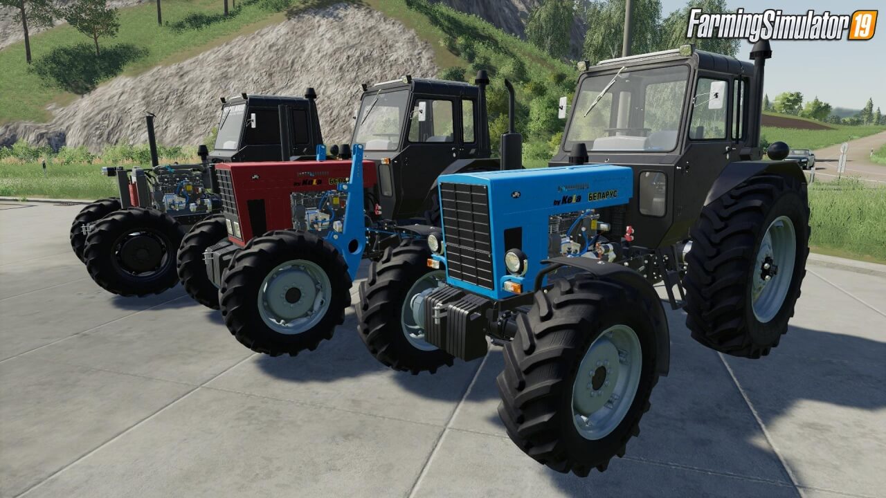 Belarus MTZ-82 Tractor v1.3.2.2 for FS19