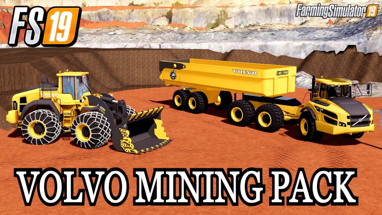 Volvo Mining Pack v1.0 for FS19