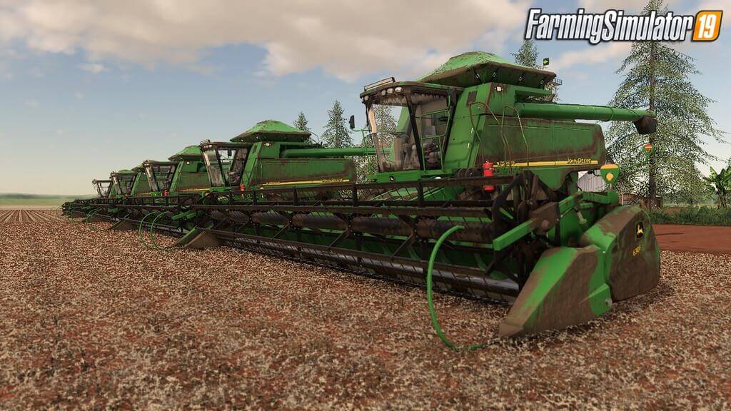 John Deere STS 9750 and 630F v1.0 for FS19