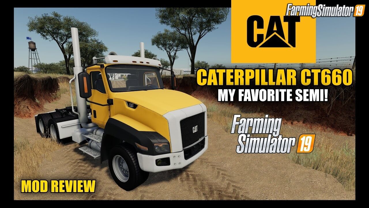 Caterpillar CT660 Truck v1.0 for FS19