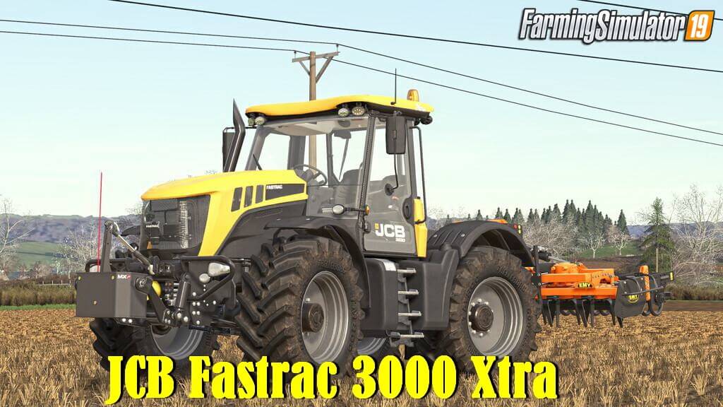 JCB Fastrac 3000 Xtra Tractor v1.1 for FS19