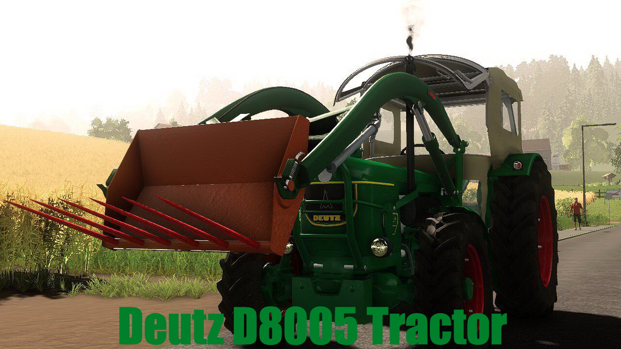 Deutz D8005 Tractor v1.1 for FS19