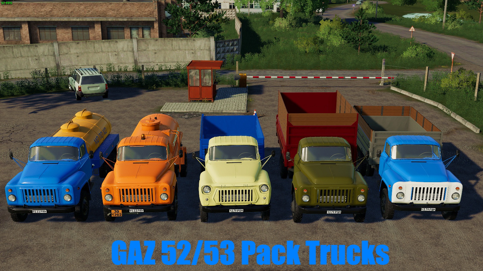 GAZ 52/53 Pack Trucks v2.0 for FS19