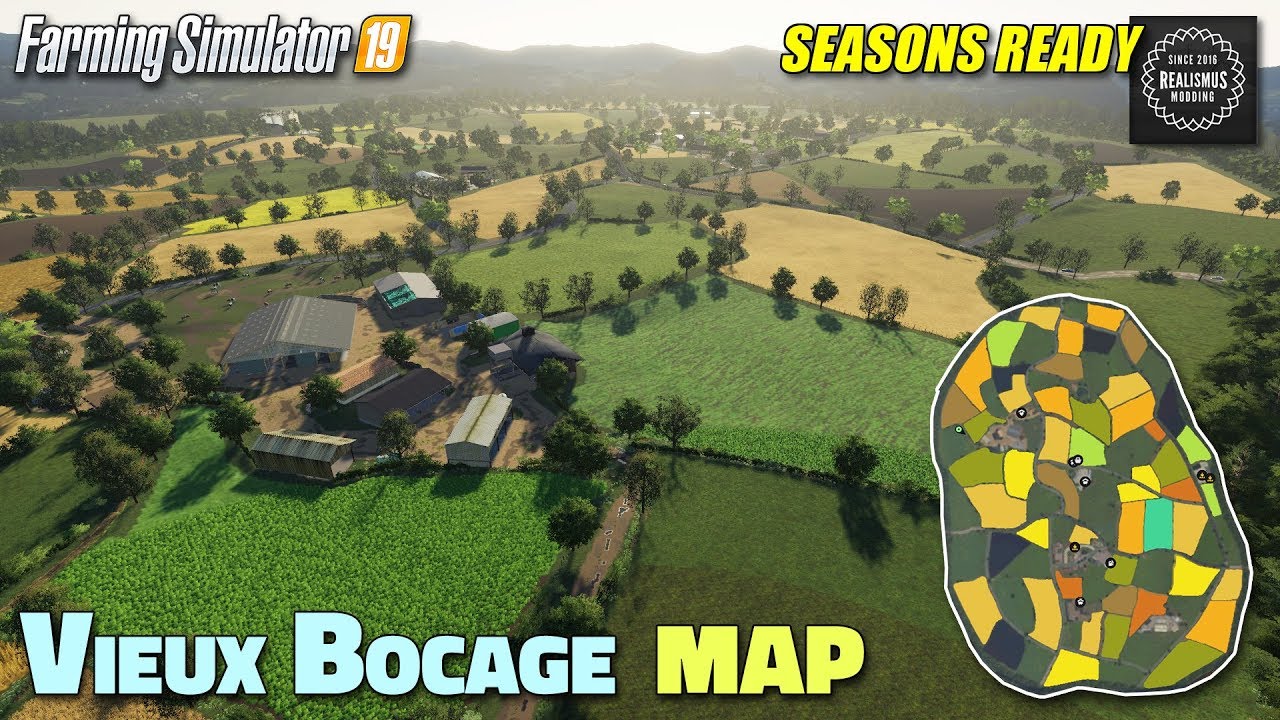 Vieux Bocage Map v3.0 for FS19