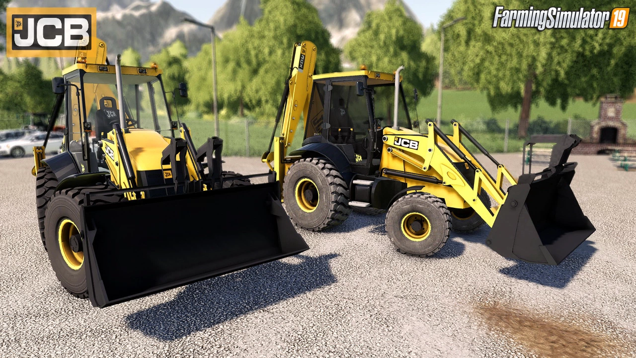 Backhoe Loader JCB 3CX & 4CX Eco - Farming Simulator 19