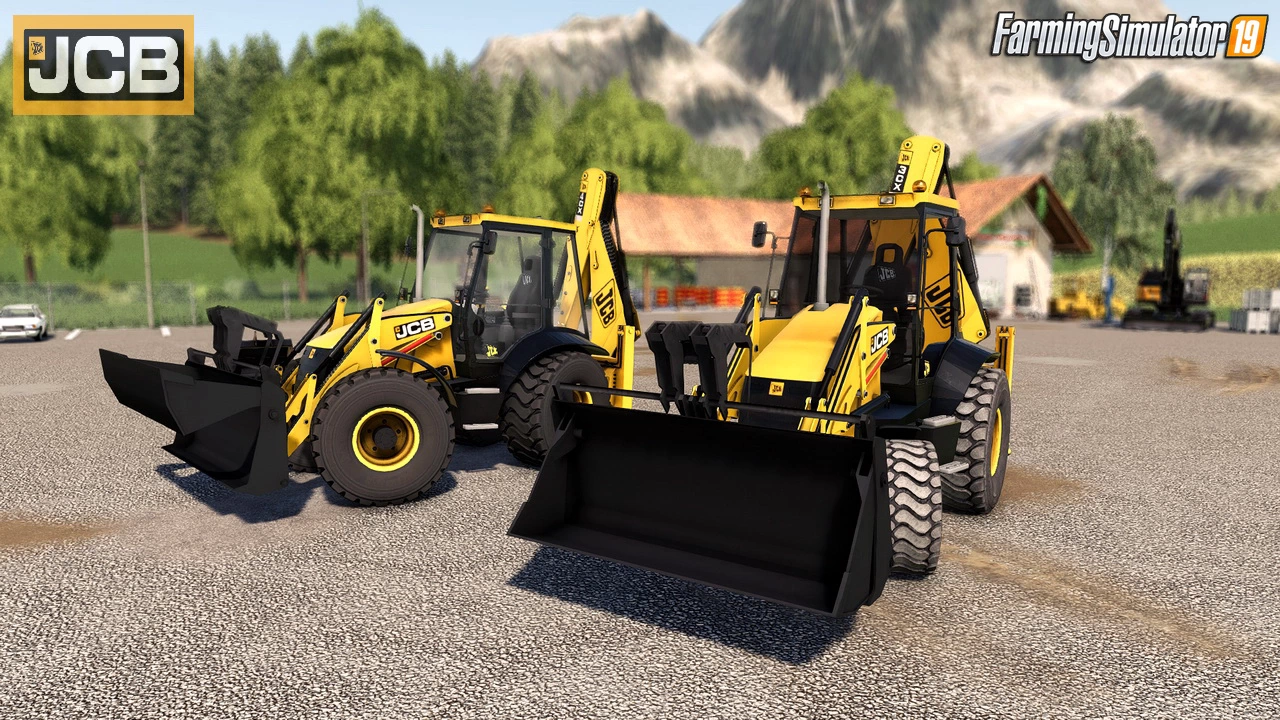 Backhoe Loader JCB 3CX & 4CX Eco - Farming Simulator 19