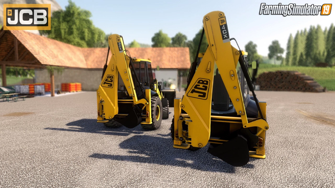 Backhoe Loader JCB 3CX & 4CX Eco - Farming Simulator 19