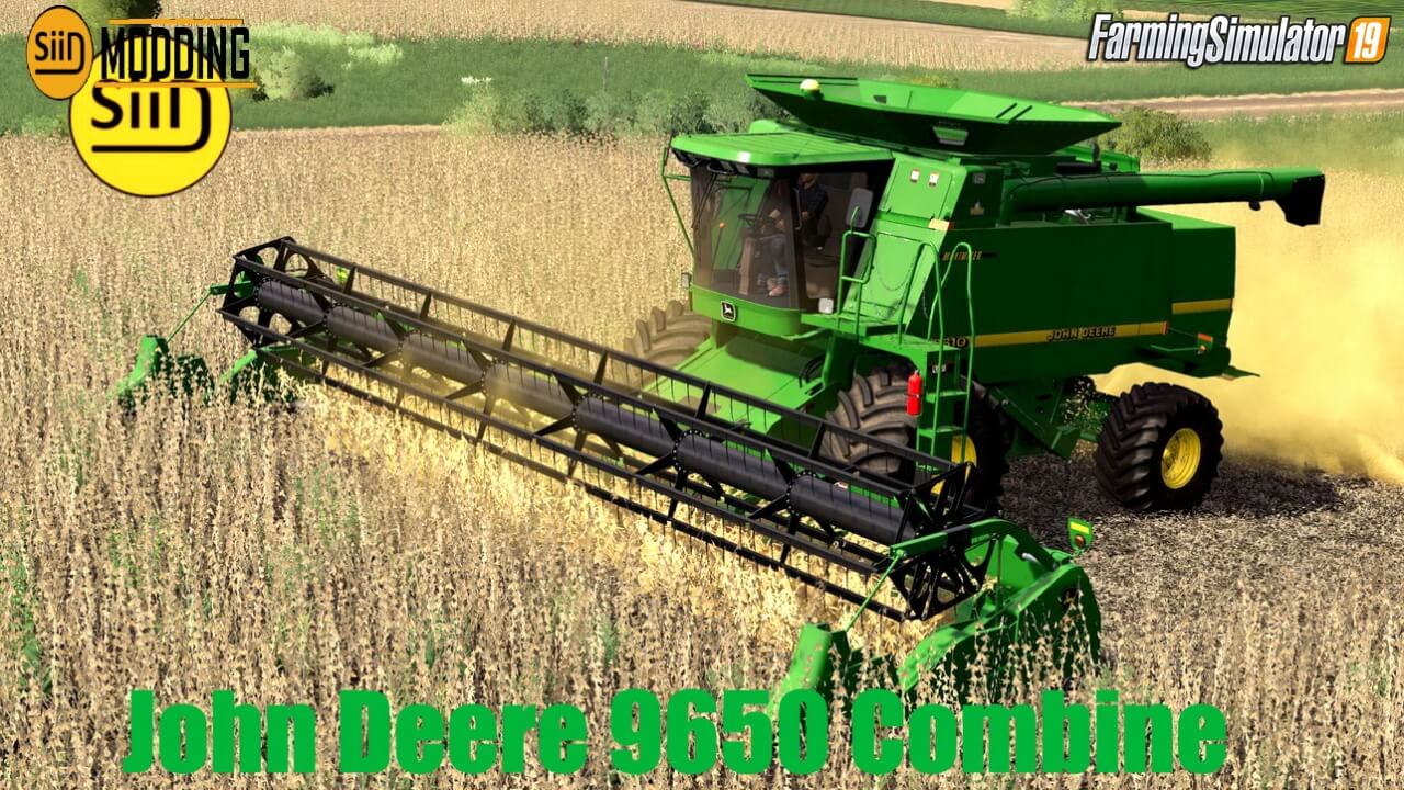 John Deere 9650 Combine v1.0.0.1 for FS19