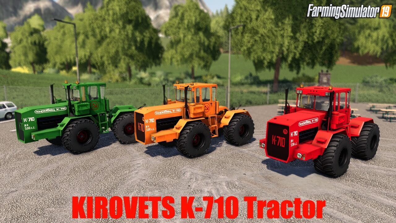 Kirovets K-710 Tractor v2.0 for FS19