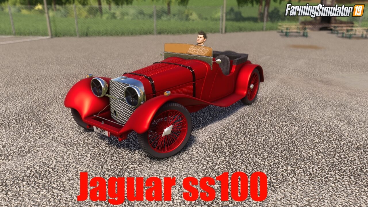 Jaguar ss100 Classic Car v1.0 for FS19