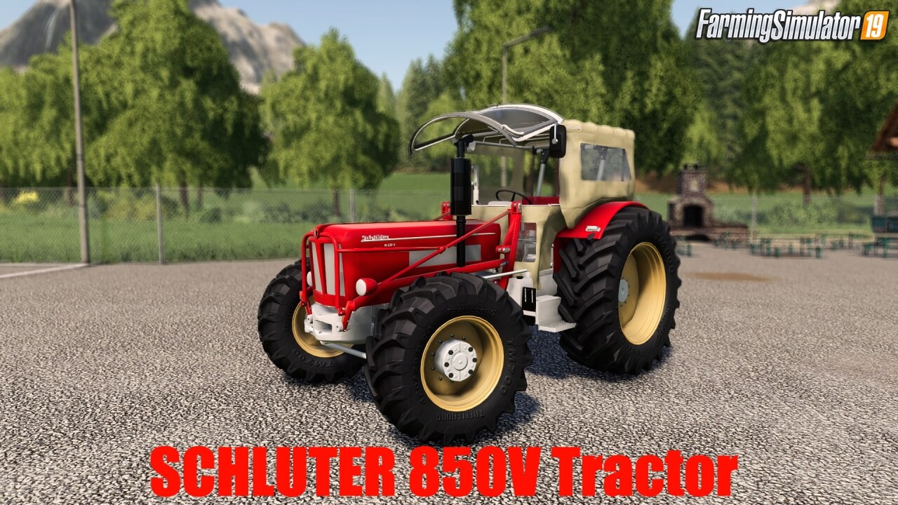 SCHLUTER 850V Tractor v1.0 for FS19