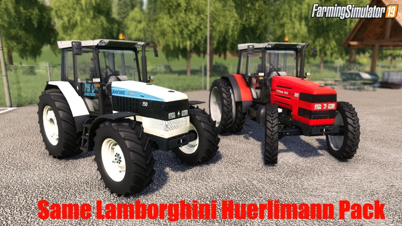 Same Lamborghini Huerlimann Pack v1.0.0.1 for FS19