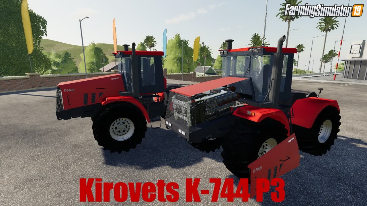 Tractor Kirovets K-744 P3 v2.0 for FS19