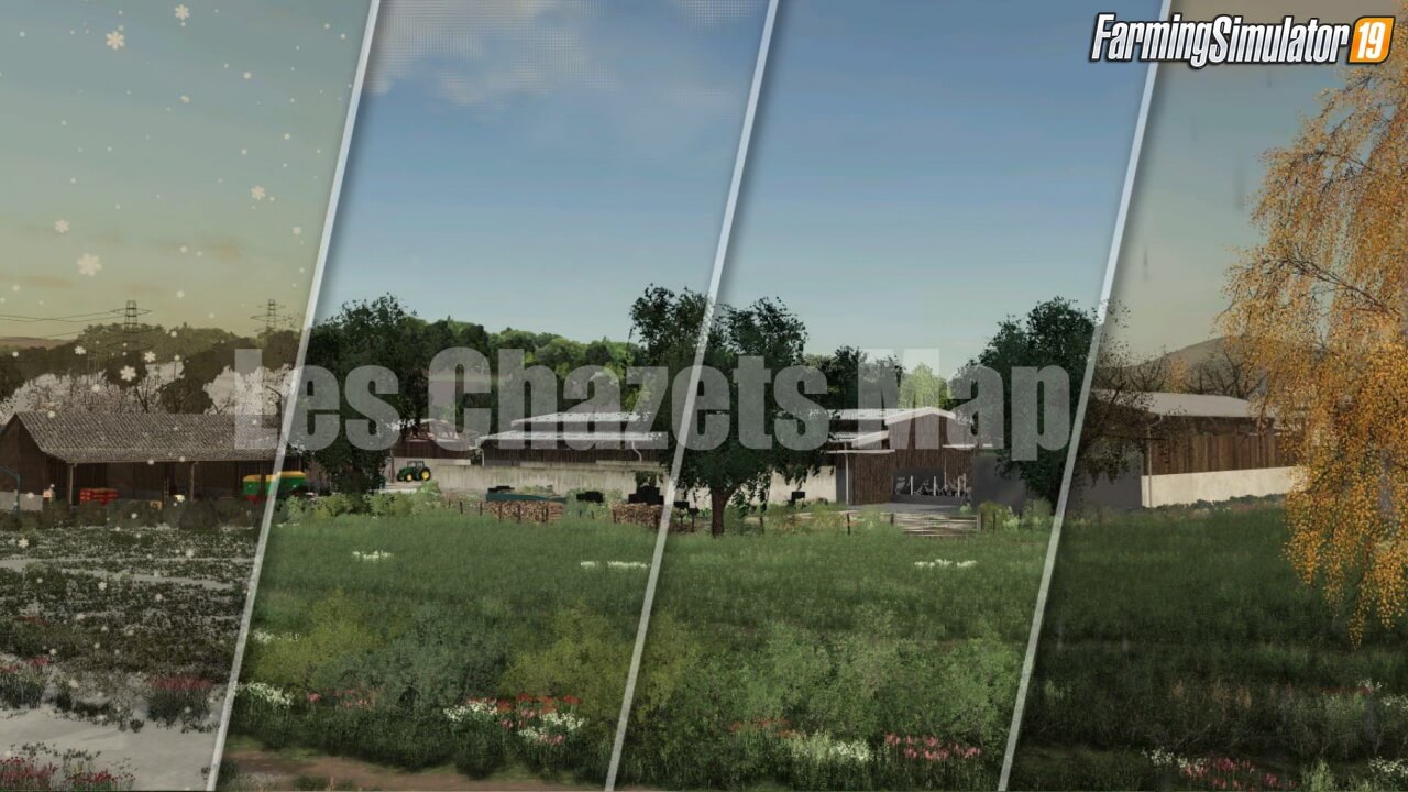 Les Chazets Map v1.1 for FS19