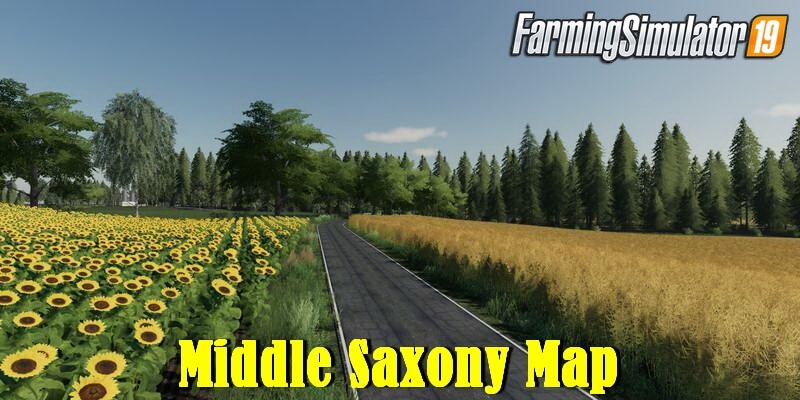 Middle Saxony Map v0.9 for FS19