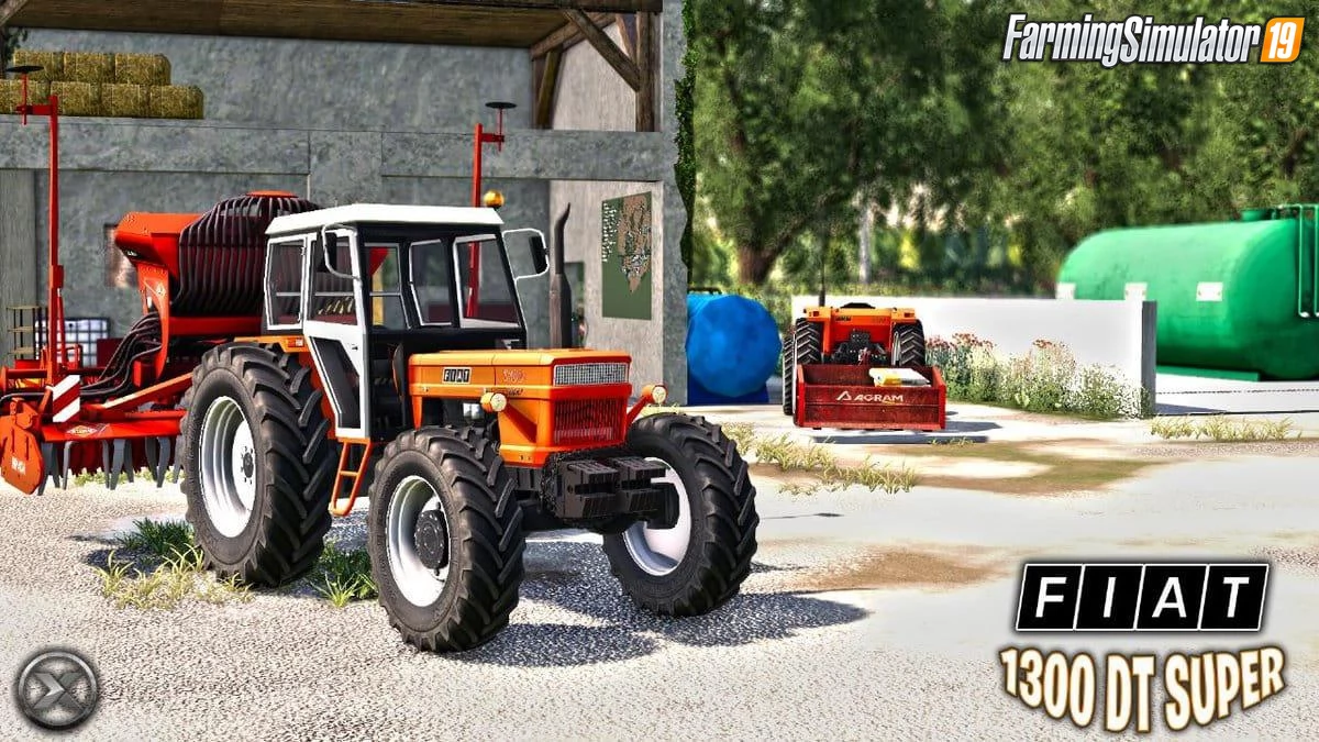 Fiat 1300 DT Super Tractor v2.0 by Xsoma for FS19