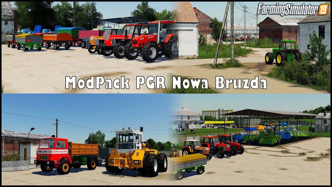 Modpack PGR Bruzda v1.0 for FS19