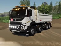 Volvo FMX 8x4 White Ediiton for FS19