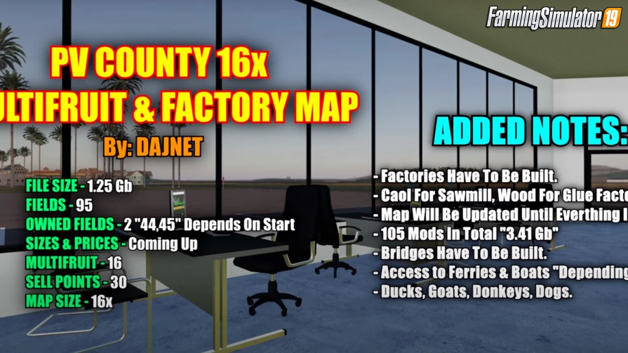 Pleasant Valley County 16x v1.1.6 for FS19