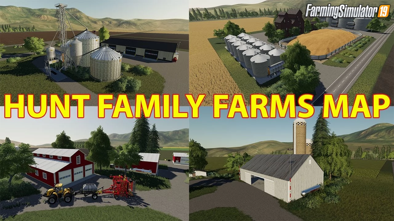 Hunt Family Farms Map v2.0 for FS19