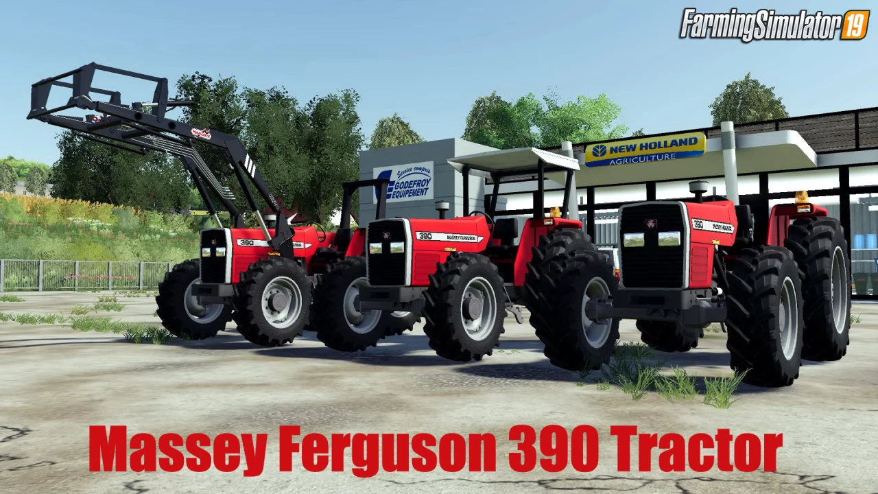 Massey Ferguson 390 Tractor v1.0 for FS19