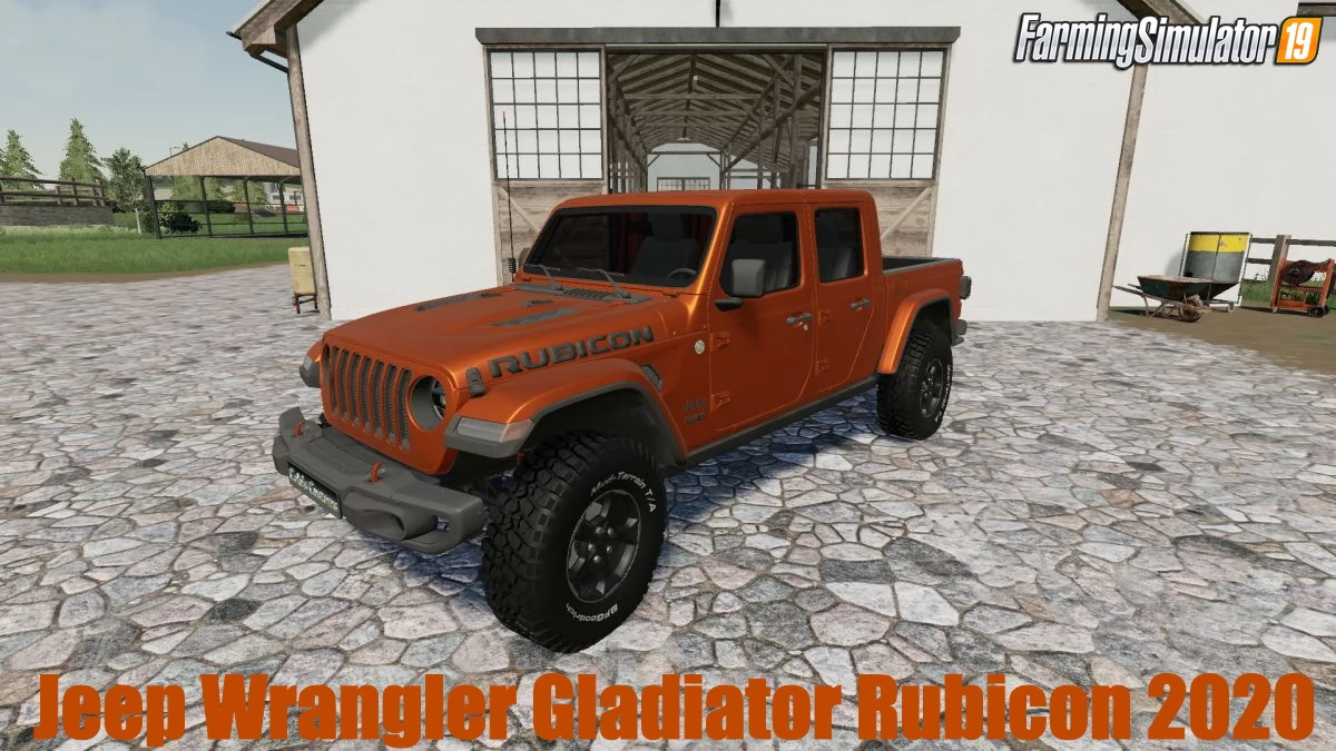 Jeep Wrangler Gladiator Rubicon 2020 v2.2 for FS19