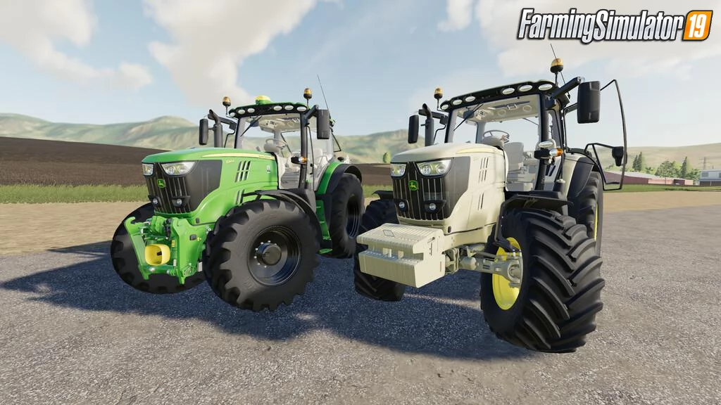 John Deere 6R Series v2.1 Edit by blauea for FS19