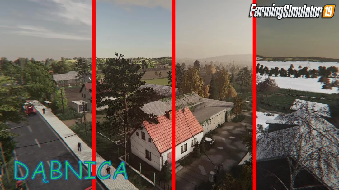 Dabnica Map v1.2.3 for FS19