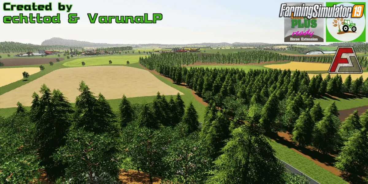 Grunfelder Land Map v1.4 for FS19