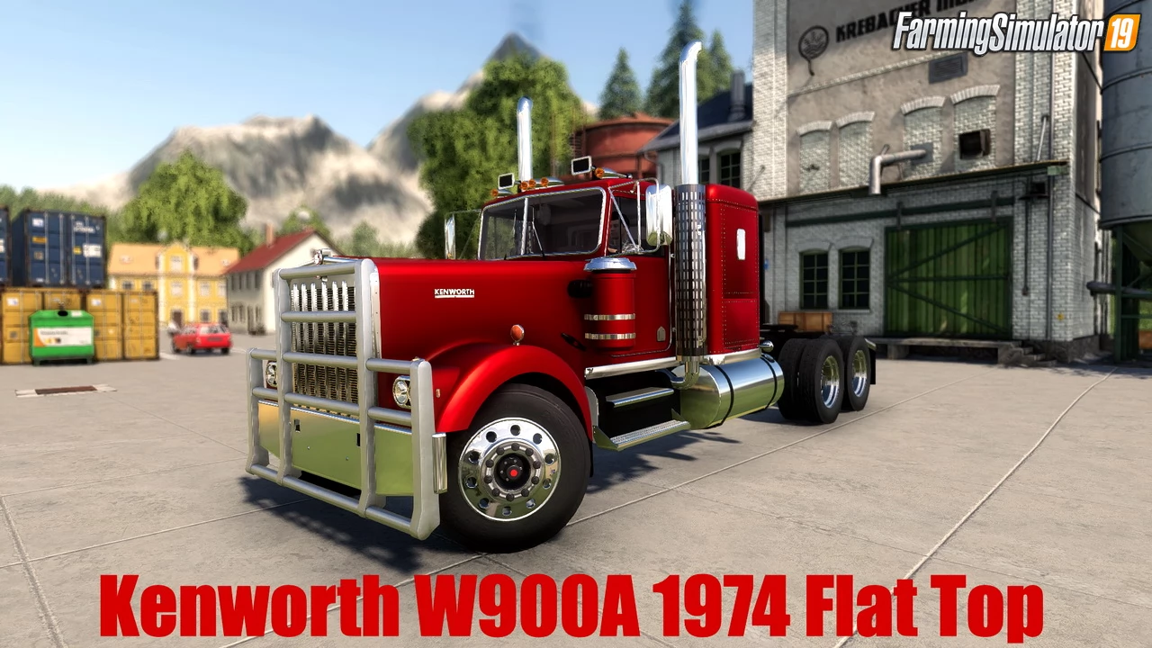 Kenworth W900A 1974 Flat Top v2.0 for FS19