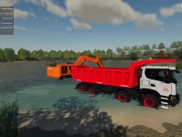 Scania XT 8x8 Mining Truck Red Version for FS19: