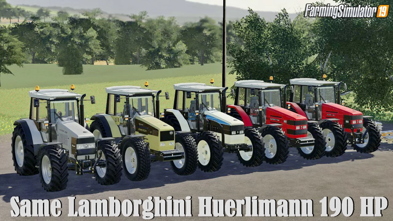 Same Lamborghini Huerlimann 190 HP v1.0 for FS19