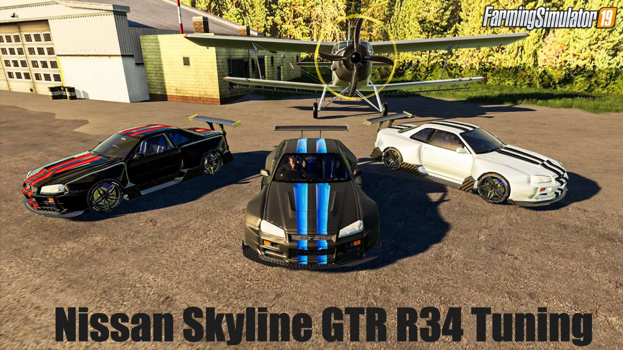 Nissan Skyline GTR R34 Tuning v1.0 for FS19