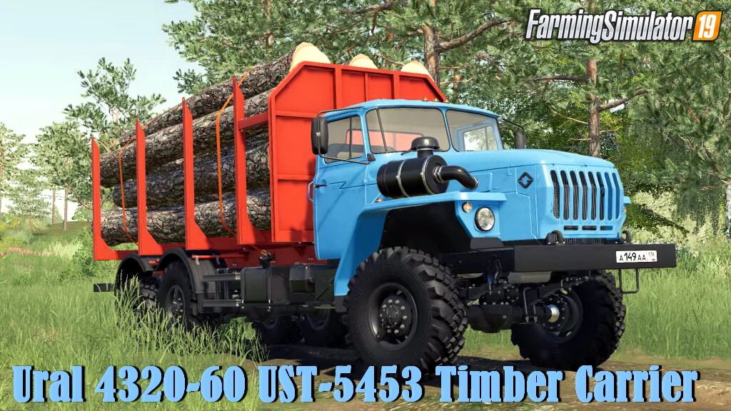 Ural 4320-60 UST-5453 Timber Carrier v1.0 for FS19