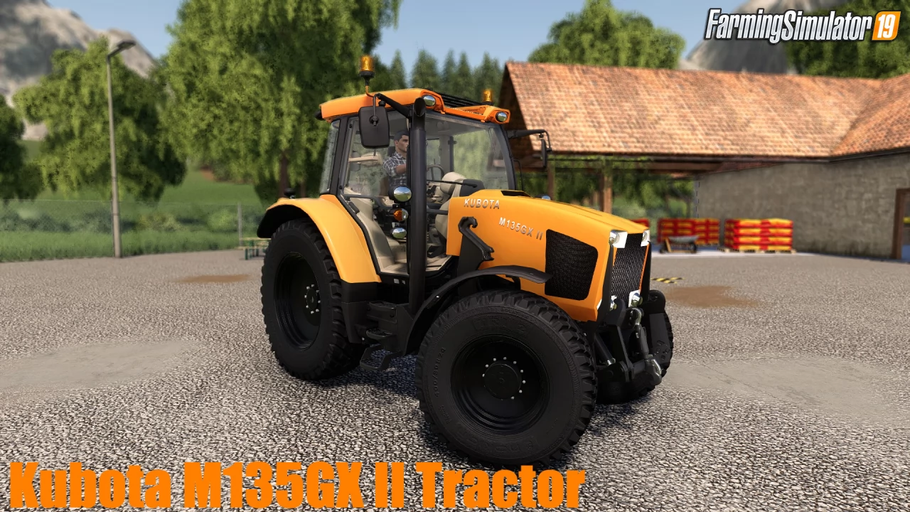 Kubota M135GX II Tractor v1.0 for FS19