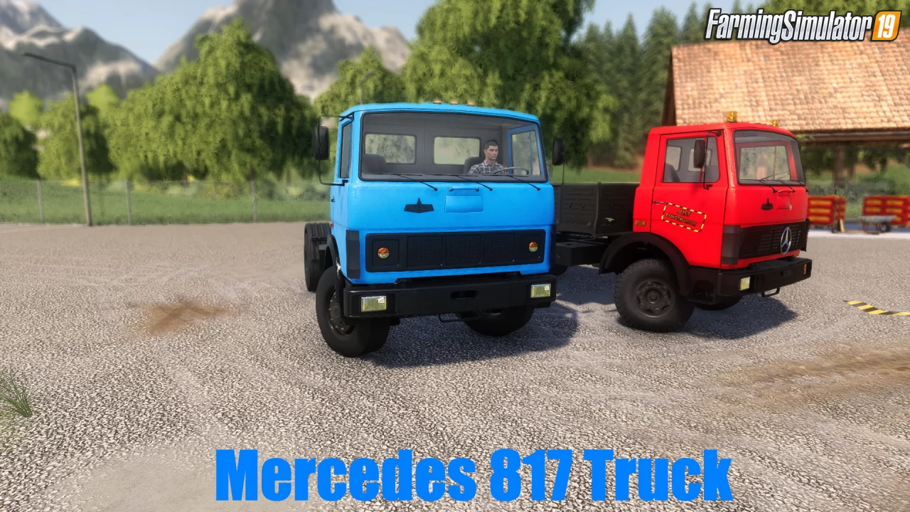 Mercedes 817 Truck v1.0 for FS19
