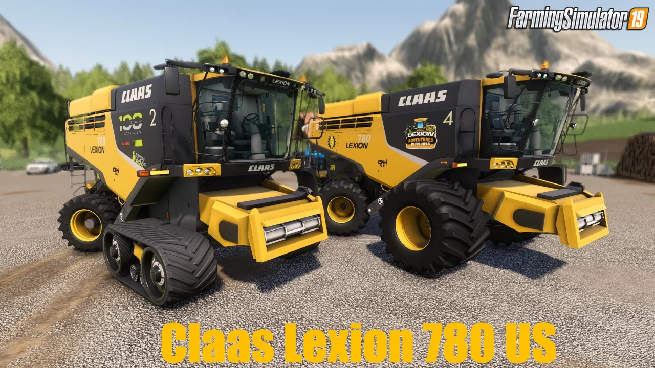 Claas Lexion 780 US Combine v1.0 for FS19