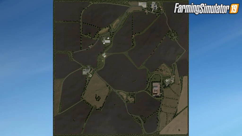 Euro Farms Map v1.0.0.2 By K03y for FS19