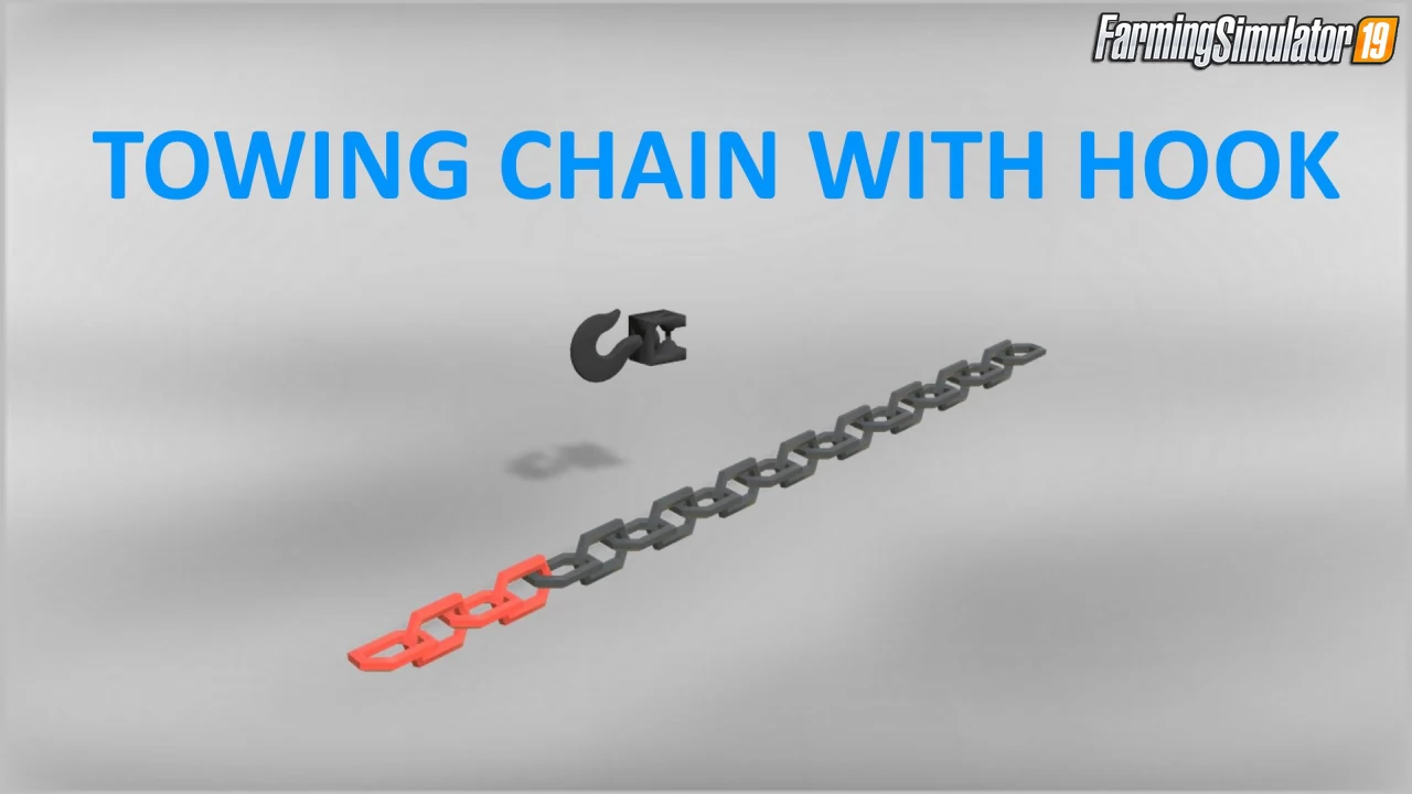 Towing Chain With Hook v1.0 for FS19