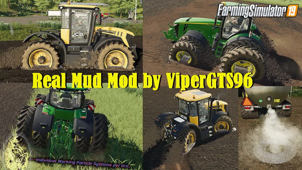 Real Mud Mod v1.0.5.1 by ViperGTS96 for FS19