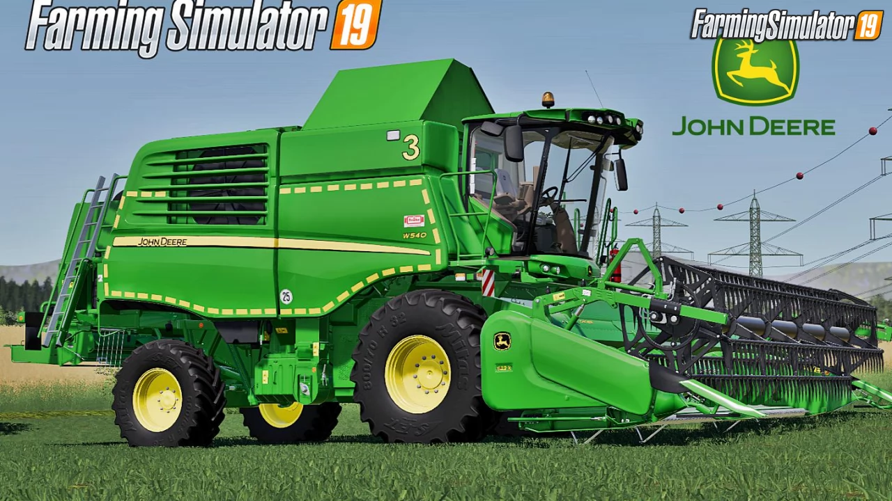 John Deere W500 Serie by Tube Modding - Farming Simulator 19