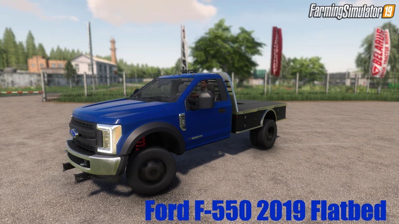 Ford F-550 2019 Flatbed v1.0 for FS19