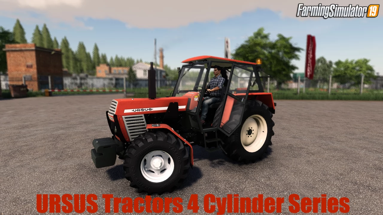 URSUS Tractors 4 Cylinder Series 4x4 v1.3 for FS19