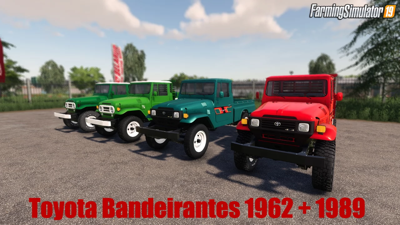 Toyota Bandeirantes 1962 + 1989 v1.0 for FS19