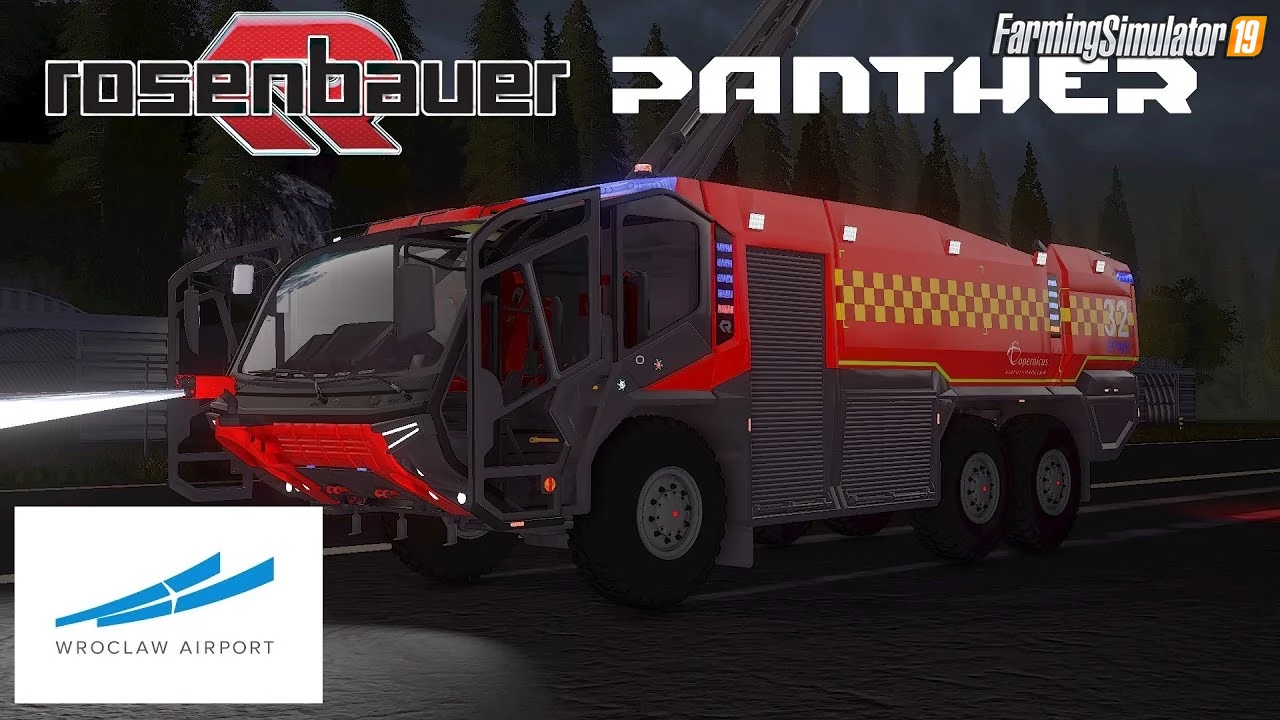 Rosenbauer Panther 6x6 v1.0 for FS19